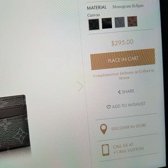 Lv Card Holder (PORTE CARTES DOUBLE) - Picture 6 of 8